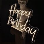 Happy Birthday Neon Tabela