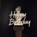 Happy Birthday Neon Tabela