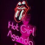 Hot Girl Agenta Neon Tabela