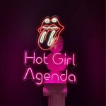 Hot Girl Agenta Neon Tabela