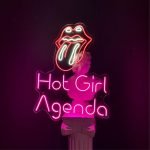 Hot Girl Agenta Neon Tabela