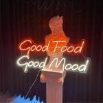Good Food Good Mood Neon Tabela