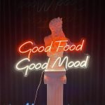 Good Food Good Mood Neon Tabela