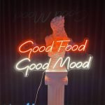 Good Food Good Mood Neon Tabela