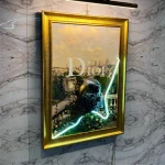 DIOR 3D Neptün Neon Jungle Tablo