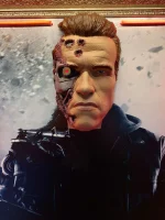 TERMINATOR 3D NEON ART