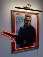 TERMINATOR 3D NEON ART