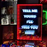 Tell me yours I'lls tell you mine Infinity Tunnel