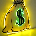 MONEY Pop Art Neon Tabela