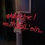 aptallık etme! sen ZİYAGİL'sin Neon Tabela
