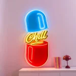 CHILL Pop Art Neon Tabela