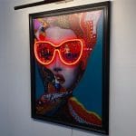 GÖZLÜKLÜ KADIN Neptün Art Tablo