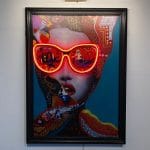 GÖZLÜKLÜ KADIN Neptün Art Tablo