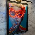 GÖZLÜKLÜ KADIN Neptün Art Tablo