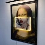 LEONARDO AND MONA LISA Neptün Art Tablo