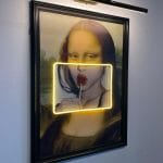 LEONARDO AND MONA LISA Neptün Art Tablo