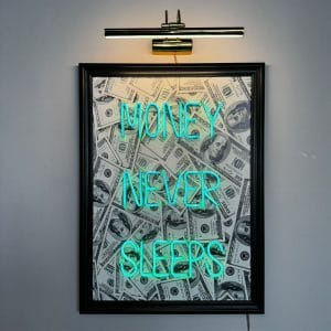 MONEY NEVER SLEEPS Neptün Art Tablo
