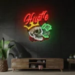 HUSTLE Pop Art Neon Tabela