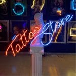 Tattoo Store Neon Tabela