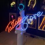 Tattoo Store Neon Tabela