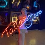 Tattoo Store Neon Tabela