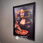 MONA LISA PIZZA Neptün Art Tablo - Görsel 3