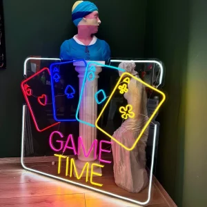 Playing Cards Game Time Neon Tabela
