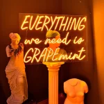 Everything We Need Is Grape Mind Neon Tabela