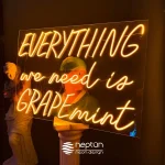 Everything We Need Is Grape Mind Neon Tabela