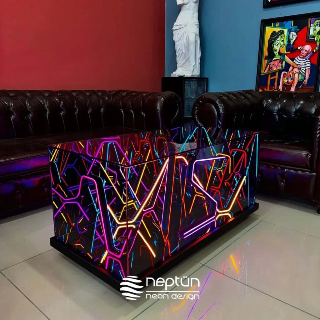 Premium Infinity Black Table Purple Mix